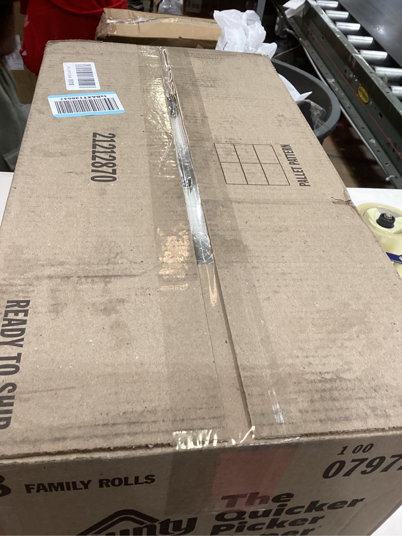 Condition photo showing Good Condition for Bounty Quick Size Paper Towels, White, 8 Family Rolls Family 8 Rolls (107 Sheets)