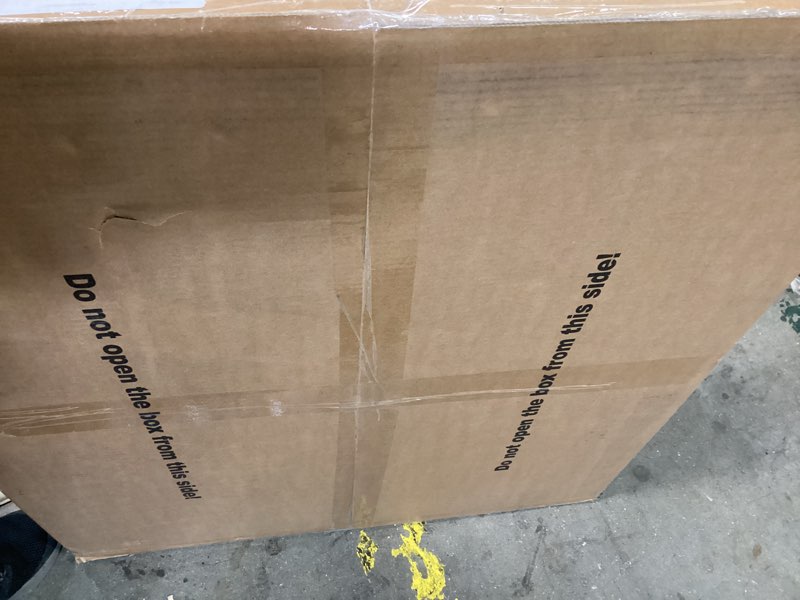 Condition photo showing New/Like New for Veken 63 x 28 Inch Electric Standing Desk, Sit to Stand Up, Work Home Office Computer Table for Study, Walking Pad, Writing, and Games, Wooden Desktop Desks, Brown Brown 63×28 Inch