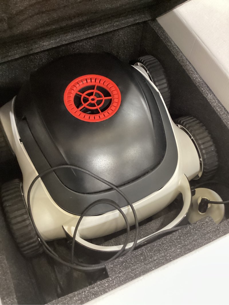 Condition photo showing As Is for (2025 upgrade)higgsinno cordless robotic pool cleaner, automatic pool robot vacuum with app, lasts up to 240 mins, ultra-fine dual filter ideal for above/in-ground pool up to 1,076 sq.ft, ezspirit 01 ezspirit 01-2025