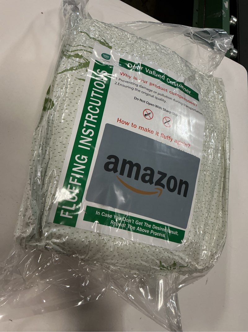 Condition photo showing New/Like New for Mattress Topper Queen Size, Cooling Extra Thick Breathable Viscose Made from Bamboo Mattress pad, Soft Quilted Fitted Mattress Cover with 1000 GSM Down Alternative Fill (8-21”Deep Pocket) White Queen