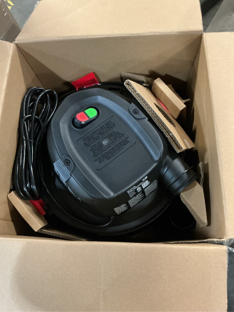 Condition photo showing Good Condition for shop-vac 16-gallon 6.5-hp corded wet/dry shop vacuum with accessories included