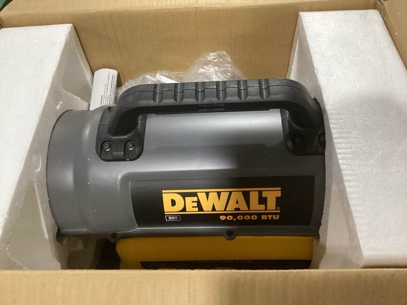 Condition photo showing As Is for DEWALT 90000 -BTU Forced air Outdoor Kerosene Heater