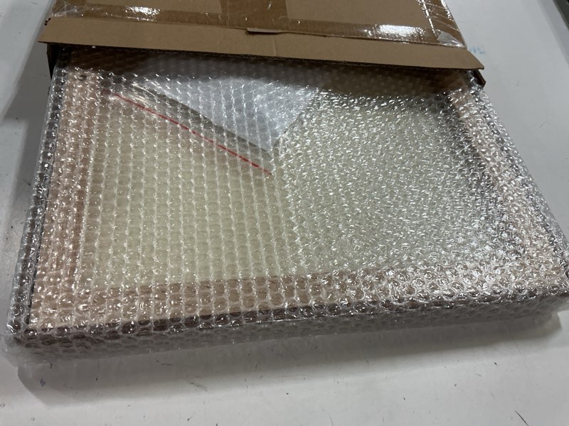 Condition photo showing New/Like New for natural wood photo frames inspired tabletop picture frame with mat, vertical or horizontal display (walnut, 14x17 matted to 11x14) walnut 14x17 matted to 11x14