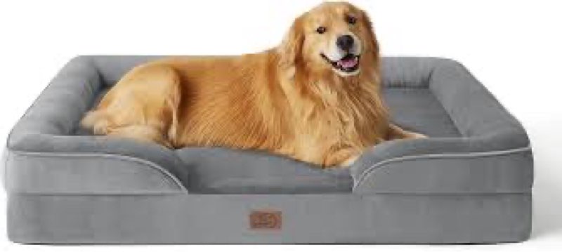 Bedsure XL Orthopedic Dog Bed for Extra Large Dogs - Washable XLarge Dog Cat Bed Waterproof, Comfort(similar no same)