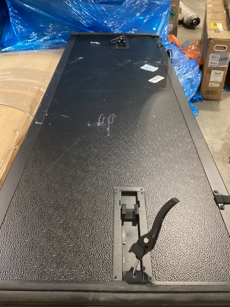 Condition photo showing Good Condition for autosaver88 frp truck bed tonneau cover hard tri-fold fits for chevy silverado/gmc sierra 1500 new body style 2007-2026 5.8ft bed 5'9" hard tri-fold 2007-2026 1500 new body