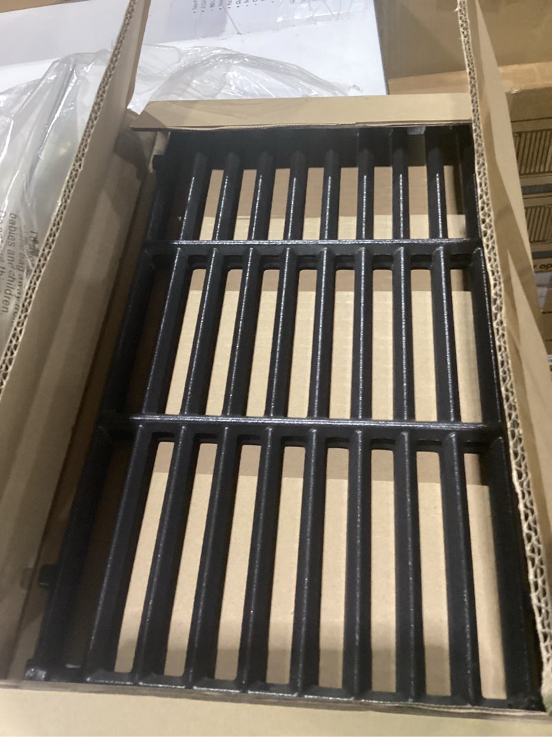 Condition photo showing Good Condition for spirit 2 grill parts 7637 cast iron grill grates for weber spirit e210 e220 s210 s220, spirit ii e210 spirit ii 200 series with front-mounted control 7635 stainless steel flavorizer bars