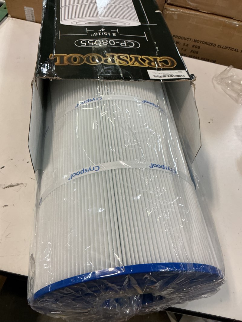 Condition photo showing New/Like New for cryspool® 08055 filter compatible with hayward c1200, cx1200re, pa120, c-8412, ultra-b2, fc-1293, clearwater ii 125, 817-0125n, 120 sq. ft pool filter cartridge, 1 pack