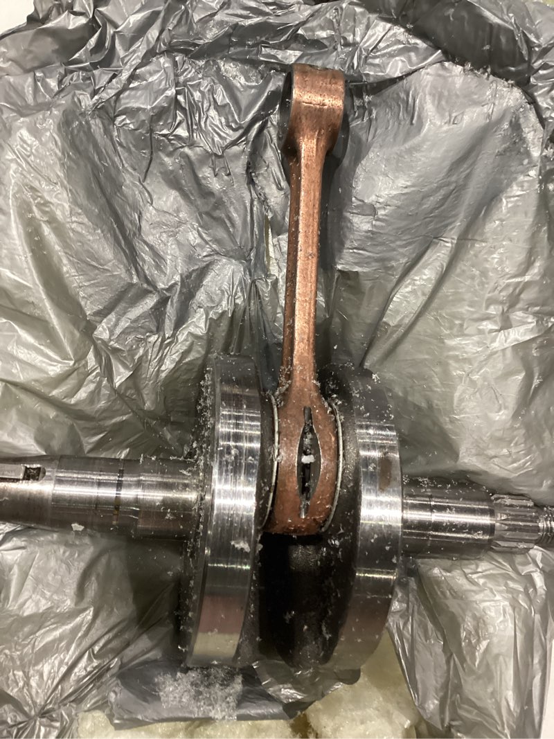 Condition photo showing As Is for hot rods new crankshaft for honda cr 80 r 86 87 88 89 90 91 92 93 94 95 96 97 98 99 00 01 02, cr 80 rb big wheel 96 97 98 99 00 01 02, cr 85 r 03 04, cr 85 rb big wheel 03 04 4012