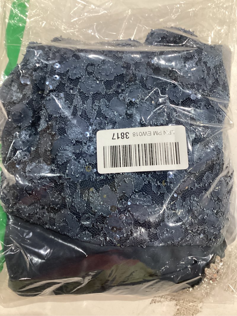 S.L. Fashions Women's Long Mother of The Bride Dress with Stretch Lace Bodice & Hip Embellishment (P