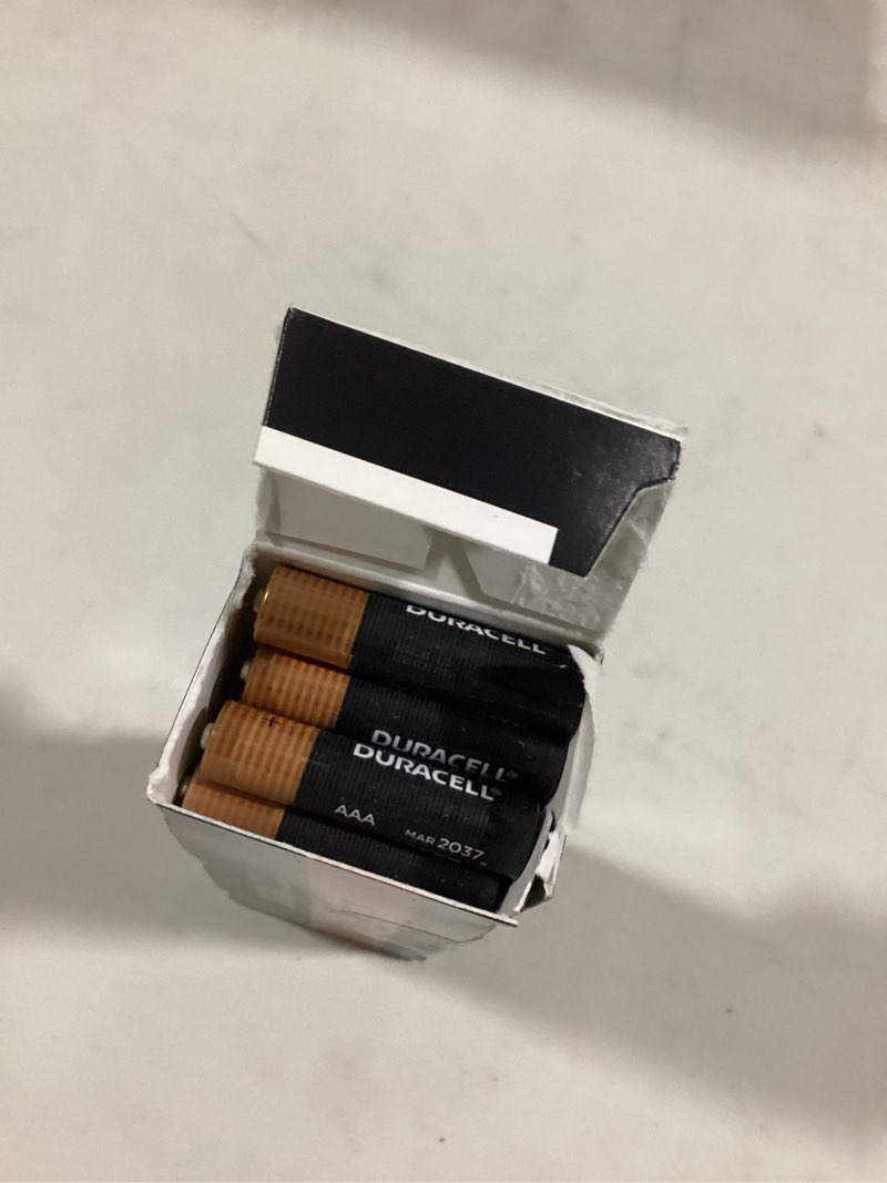 Condition photo showing Good Condition for duracell coppertop alkaline batteries with duralock power preserve technology aaa 3 packs/ 36/pk mn24p36