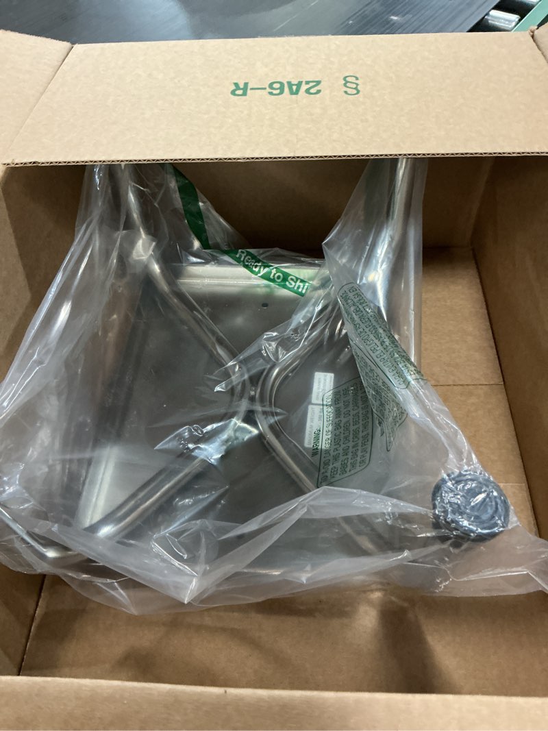 Condition photo showing Good Condition for Vaunn Medical Foot Step Stool 350lbs Heavy-Duty Welded Steel Legs, Fully Welded Single Construction Frame, Anti-Skid Rubber Platform Chrome Without Handle