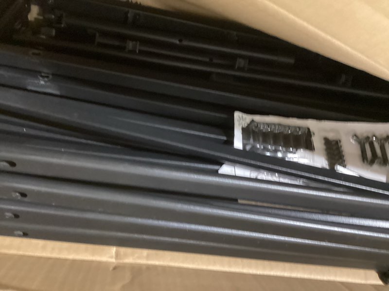 Condition photo showing Good Condition for zinus rumi 14in full metal bed frame, quick assembly smartbase® mattress foundation, heavy duty sturdy steel with no box spring needed, eco-friendly packaging, black black full basic assembly