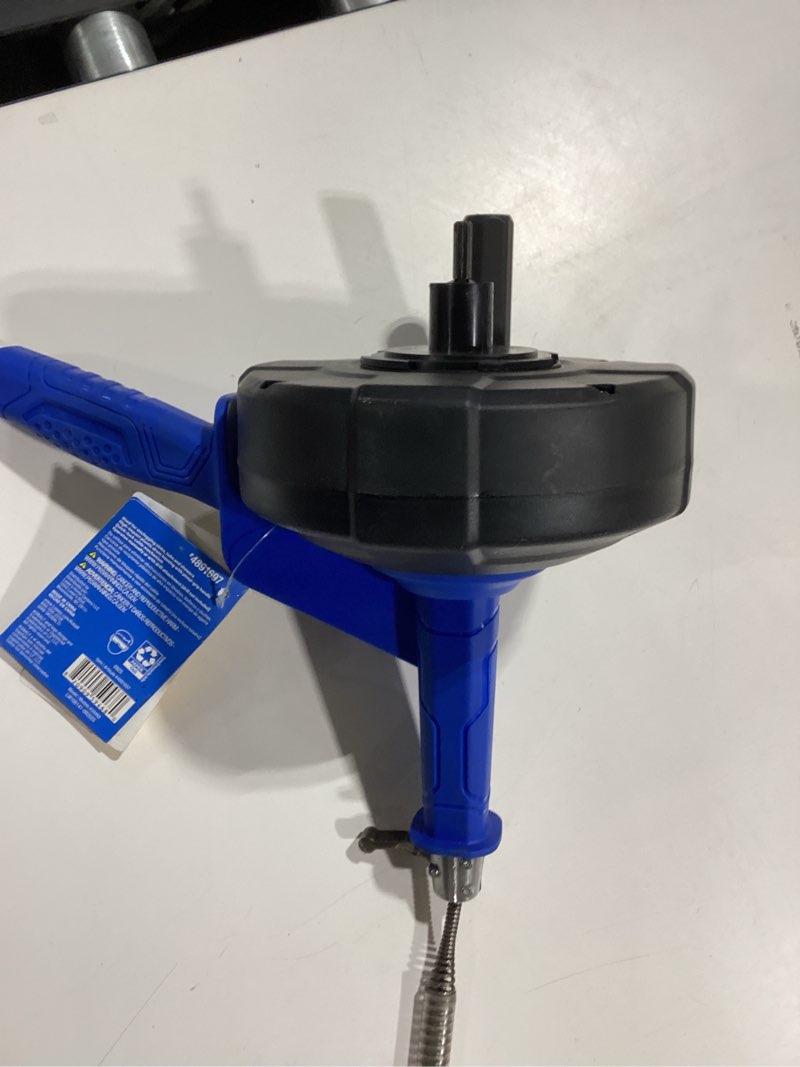 Condition photo showing Good Condition for kobalt 1/4-in x 25-ft high carbon wire hand auger for sink