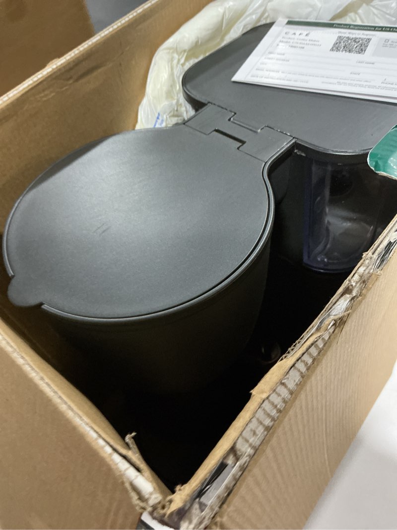 Condition photo showing As Is for Café Specialty Drip Coffee Maker | 10-Cup Insulated Thermal Carafe | WiFi Enabled Voice-to-Brew Technology | Smart Home Kitchen Essentials | SCA Certified, Barista-Quality Brew | Matte Black Matte Black Thermal Carafe