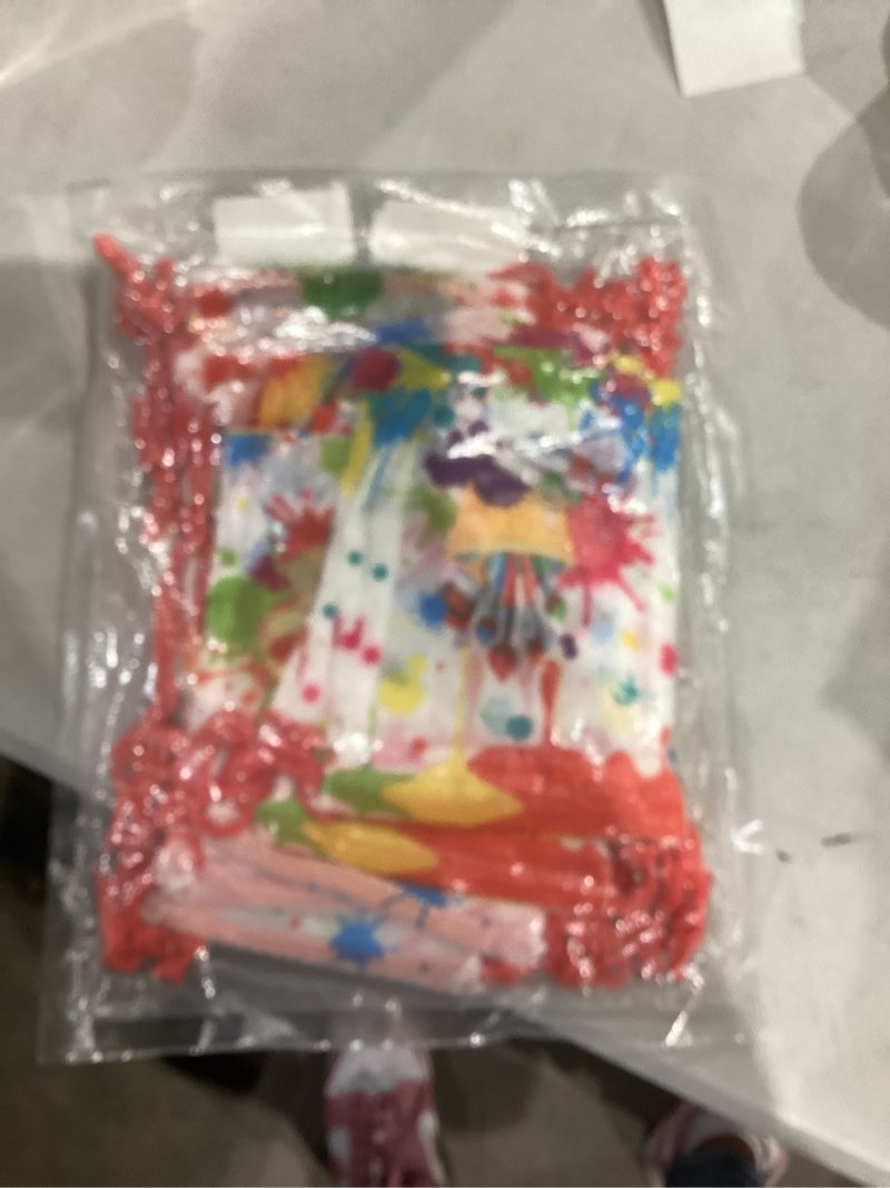 Condition photo showing Good Condition for Honoson 24 Pcs Paint Party Bags 5 x 7 Inch Small Art Gift Bags Paint Treat Candy Drawstring Package Art Themed Goodie Favor for Drawing Splatter Paintbrush Birthday Party Decor Baby Shower Supplies