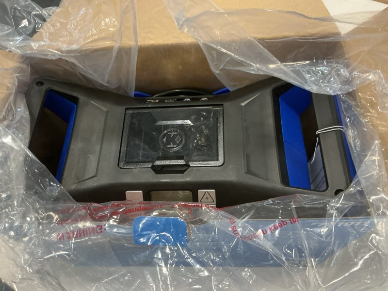 Condition photo showing As Is for Kobalt 12-Volt Car Air Inflator