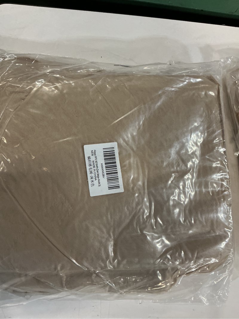 Condition photo showing New/Like New for waterproof dog bed cover non slip couch cover for dogs washable soft faux fur sofa cover couch covers for 3 cushion couch sofa pet friendly (dark beige, 34x94.5?1pc?) dark beige 34x94.5?1pc?