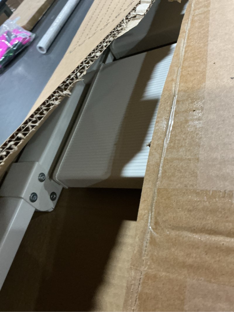 Condition photo showing Good Condition for HillhutApex 3 Step Foldable Aluminum Step Ladder with Handgrip, Anti-Slip Pedal, 330 lbs Capacity, Lightweight & Portable for Home, Kitchen, Office, Garage (White) White 3 Step