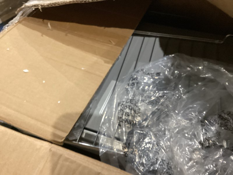 Condition photo showing As Is for Nuwave Bravo Air Fryer Toaster Smart Oven, 10-in-1 Countertop Convection, 1800 Watts, 21-Qt Capacity, 50°-450°F Temp Controls, Top and Bottom Heater Adjustments 0%-100%, PFAS Free, Stainless Steel Brushed Stainless Steel 21QT Bravo Oven