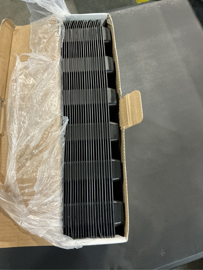 Condition photo showing Good Condition for 20 pack 3d pvc fluted slat wall panels 12x12 inch covers 20 sq.ft black - waterproof cuttable, easy to install, modern style for tv background, bathroom, studio