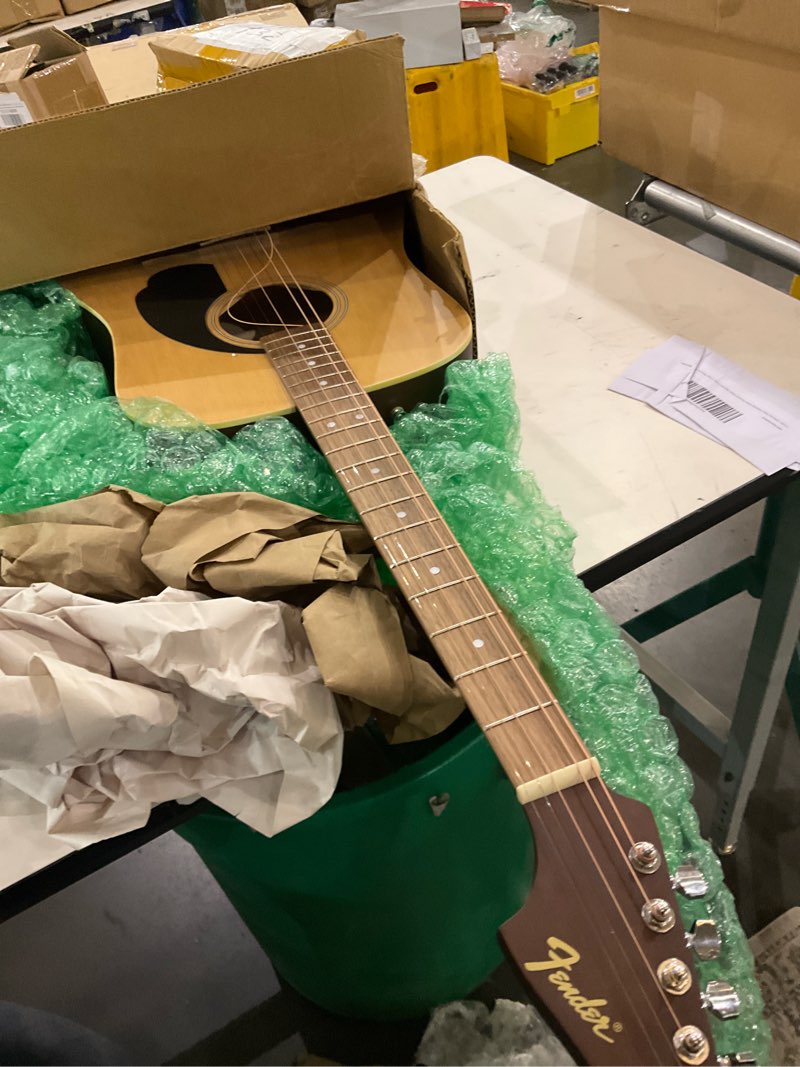 Condition photo showing As Is for Fender California Debut Redondo Series Acoustic Guitar, Beginner Guitar, 2-Year Warranty, Natural