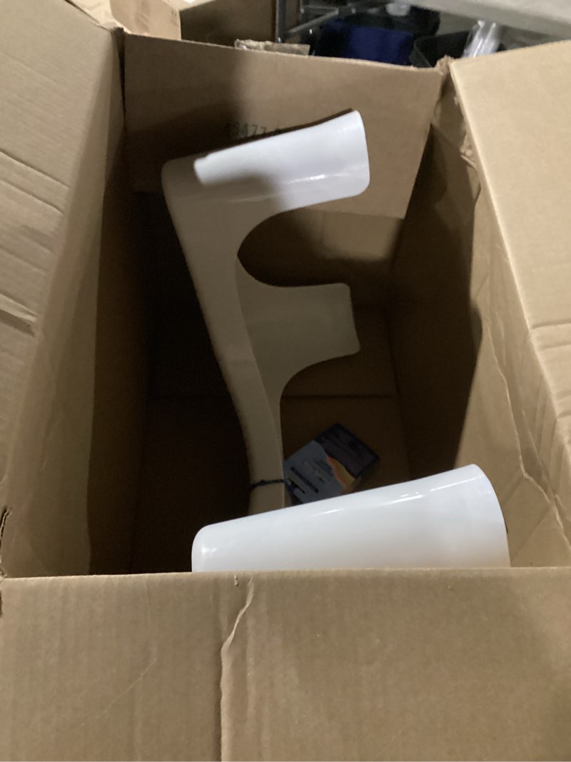 Condition photo showing As Is for Squatty Potty Simple Curve Bathroom Toilet Stool 7" White