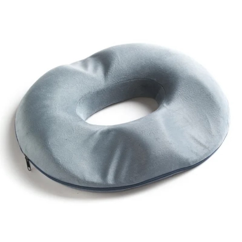 black mountain products bmp donut orthopedic tailbone seat cushion - grey