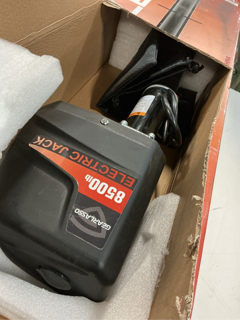 Condition photo showing Good Condition for 8500lbs electric trailer jack with waterproof cover& led light,electric power a-frame tongue jackfor travel trailer,ip67 waterproof buttons,8.86"-32.3" lift