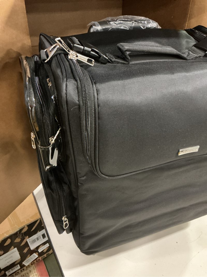 Condition photo showing Good Condition for Relavel Rolling Makeup Train Case with Large Clear Makeup Bag, Hairstylist Traveling Bag with 4 Whee