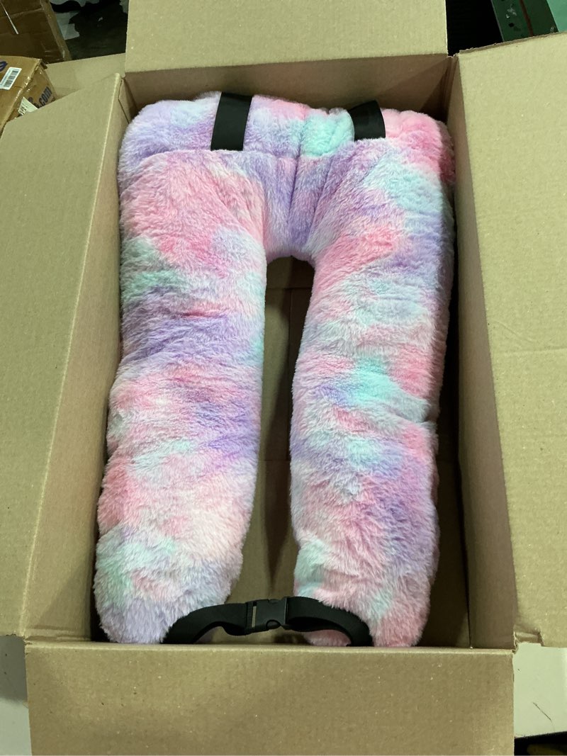 Condition photo showing New/Like New for fhsggp travel pillow car pillow kid car sleeping the sleeping aid for adults and kids on road trips kids travel pillow colorful pink b-colorful pink