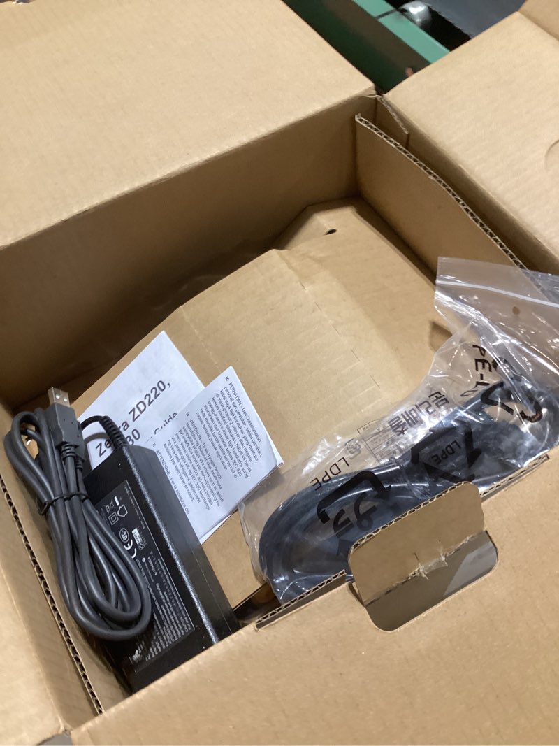 Condition photo showing Good Condition for zebra zd230 direct thermal printer, zd230d 203 dpi resolution, usb connectivity, 4 inch width, model zd23042-d0pg00ez