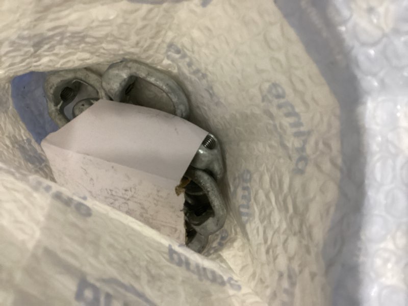 Condition photo showing Good Condition for Lounsweer 10 Pcs 1/2"-13 Heavy Duty Thread Bail Type Lifting Eye Nuts Hot Dip Galvanized Drop Forged Steel Threaded Fastener UNC Standard Ring Shape Lifting Eye Nuts