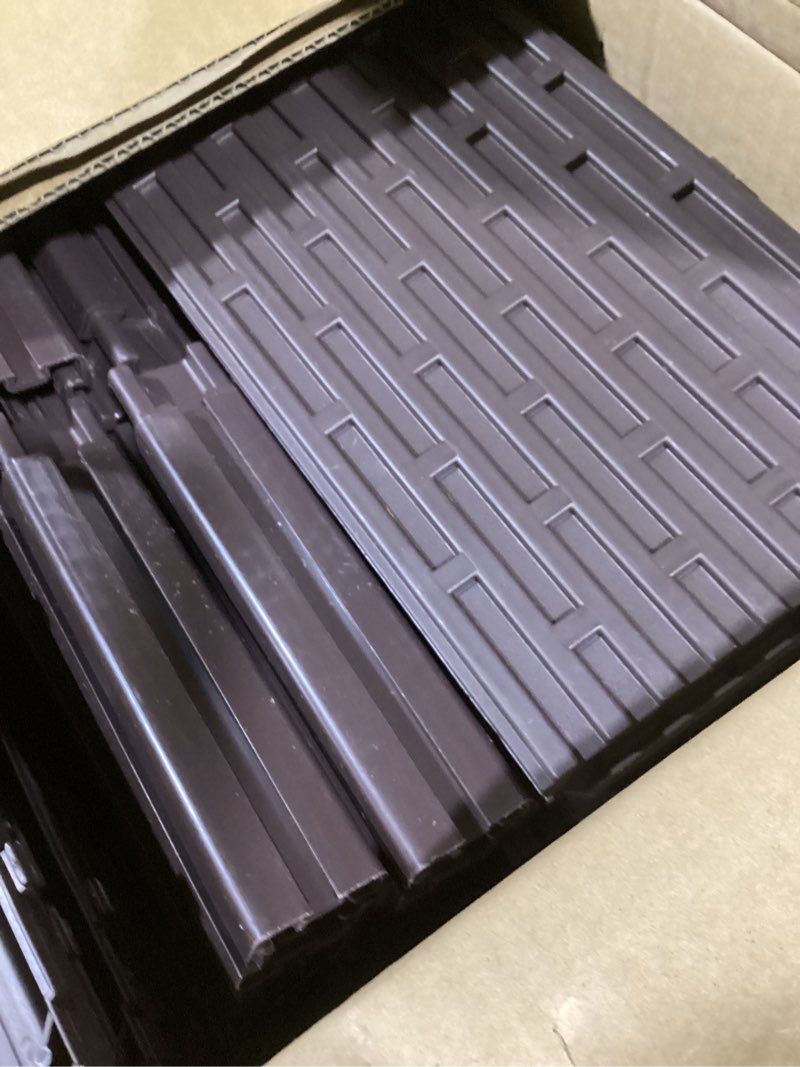 Condition photo showing New/Like New for 47x15x19in Raised Garden Beds Outdoor, Polypropylene Elevated Planter Boxes Outdoor for Vegetables, Flowers, Herbs, Garden Box with Drain Outlet, Heat and Frost Resistance Planters, 300lb Capacity