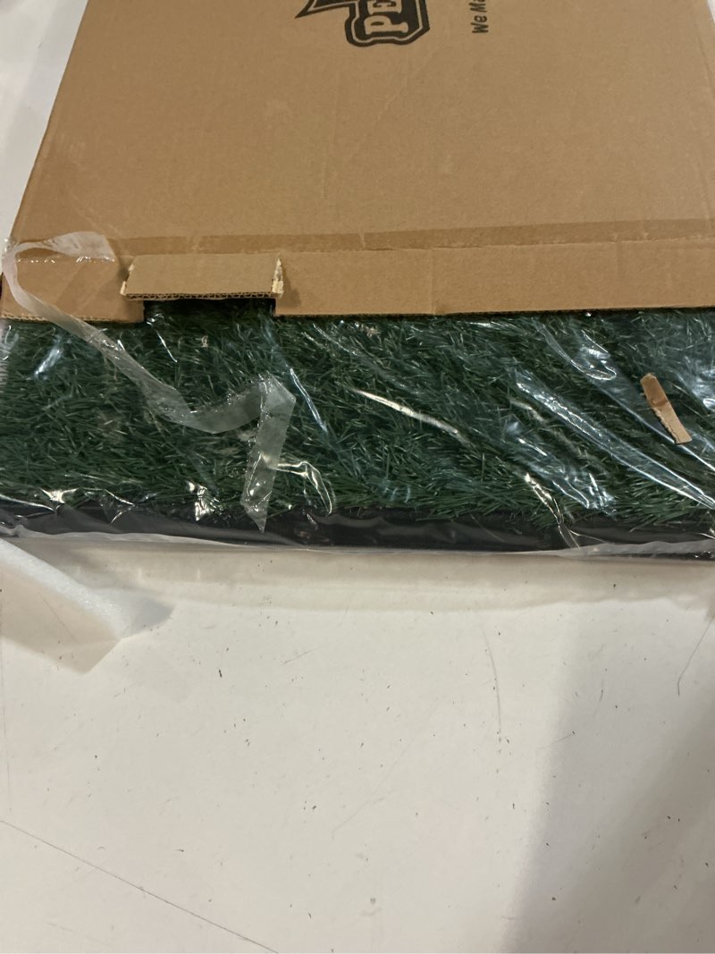 Condition photo showing New/Like New for Artificial Grass Puppy Pad for Dogs and Small Pets ? Reusable Potty-Training Pad with Tray ? Dog Housebreaking Supplies by PETMAKER (16 x 20)