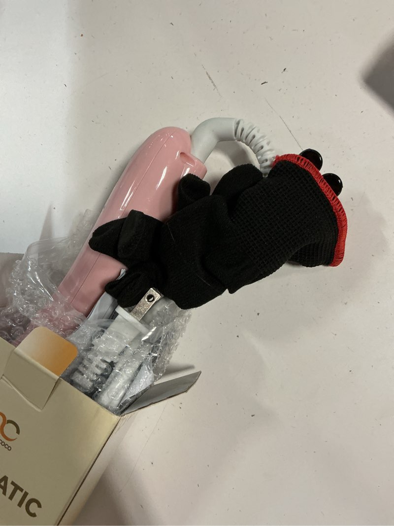 Condition photo showing Good Condition for Rotating Curling Iron - 1-Inch/25MM Professional Hair Curler with LED Display, Fast-Heating Curling Wand for Long & Short Hair, Perfect Hair Waver Styling Tool (Pink)