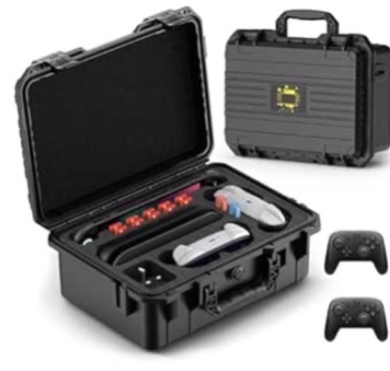 yololida hard carrying case for nintendo switch 2, ip67 waterproof hard switch 2 case for home stora
