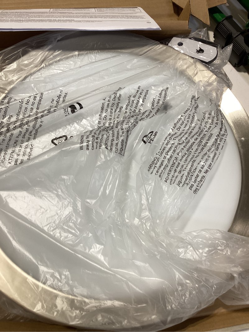Condition photo showing Good Condition for project source 13.11-in black indoor 1 -light led multicolor flush mount light metal remote control included item #6021729 | model #mxl1232-l140k9027n