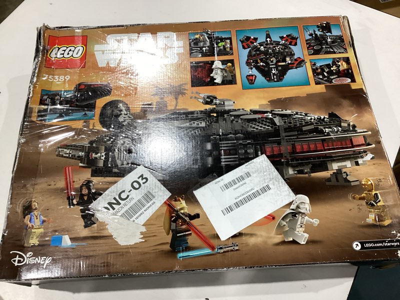 Condition photo showing Good Condition for lego star wars the dark falcon buildable starship, star wars toy vehicle set for boys and girls, collectible millenium falcon toy with 6 star wars minifigures, birthday gift for kids or any fan, 75389