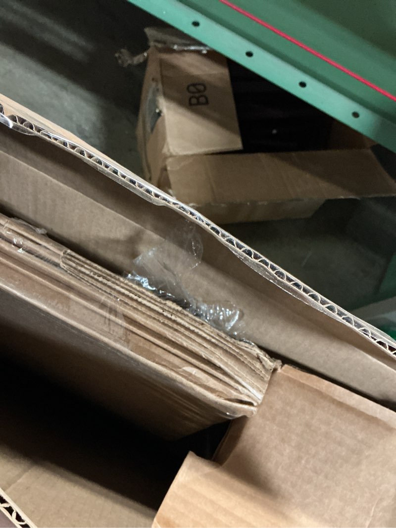 Condition photo showing As Is for Uboxes "Moving Boxes for Your TV Fits 1 LCD/LED up to 55"" Plasma, LCD, or LED TV. Moving Box Size 56x8x42 (TV Moving Box - 2 Pack)"