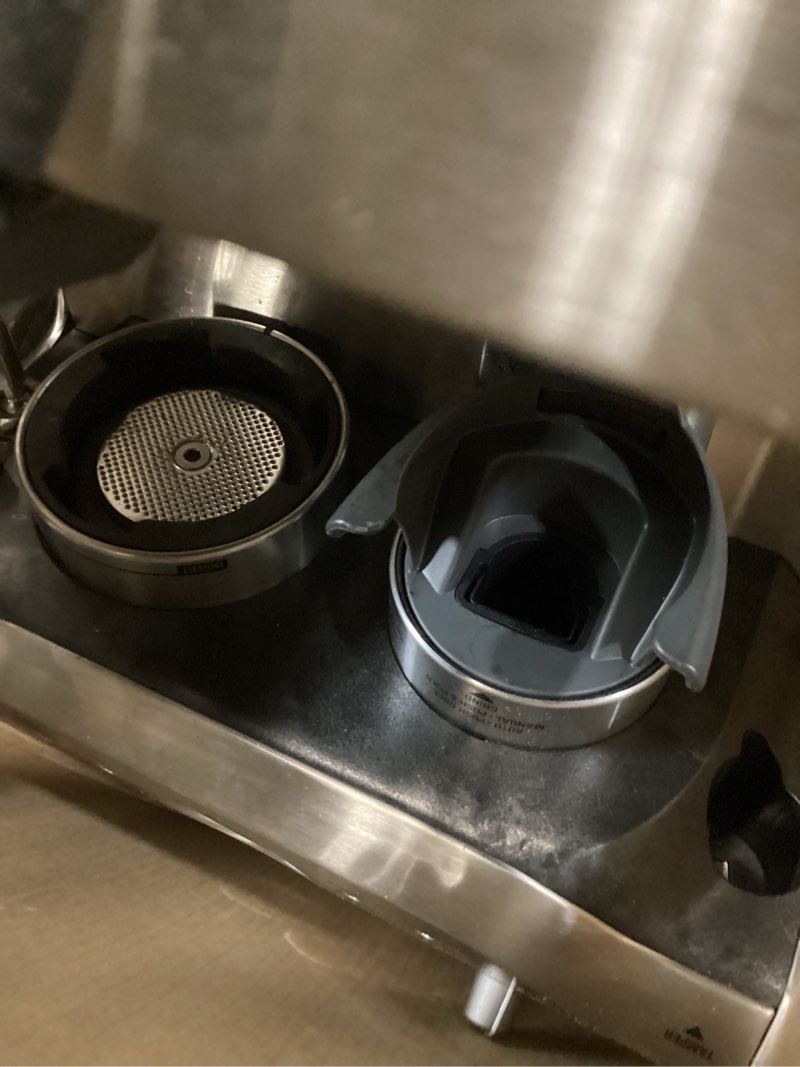 Condition photo showing As Is for Breville Barista Express Espresso Machine BES870XL, Brushed Stainless Steel