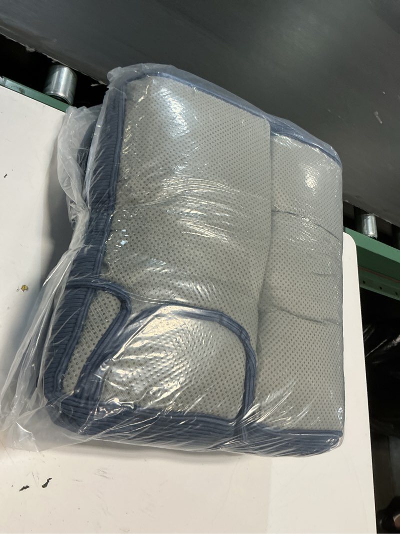 Condition photo showing Good Condition for detiblue bench cushion for indoor furniture?36x14x4inch tufted bench seat cushion with non-slip, comfortable and durable for shoe/entryway/storage with cushion?elita deep blue? elita deep blue 36x14inch