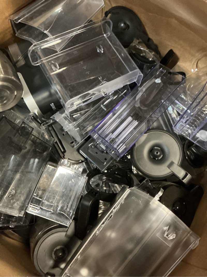 Assortment miscellaneous differents parts of coffee maker and blenders  