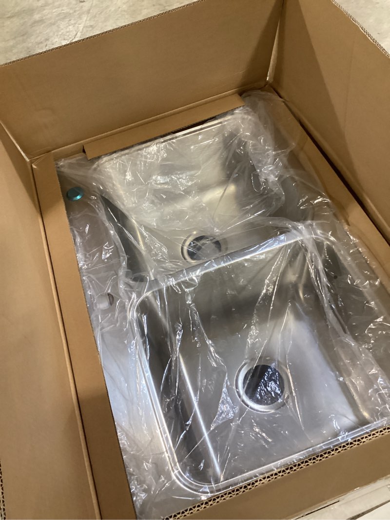 Condition photo showing Good Condition for Kohler Verse 33" Double Basin Drop In Stainless Steel Kitchen Sink With Four Faucet Holes