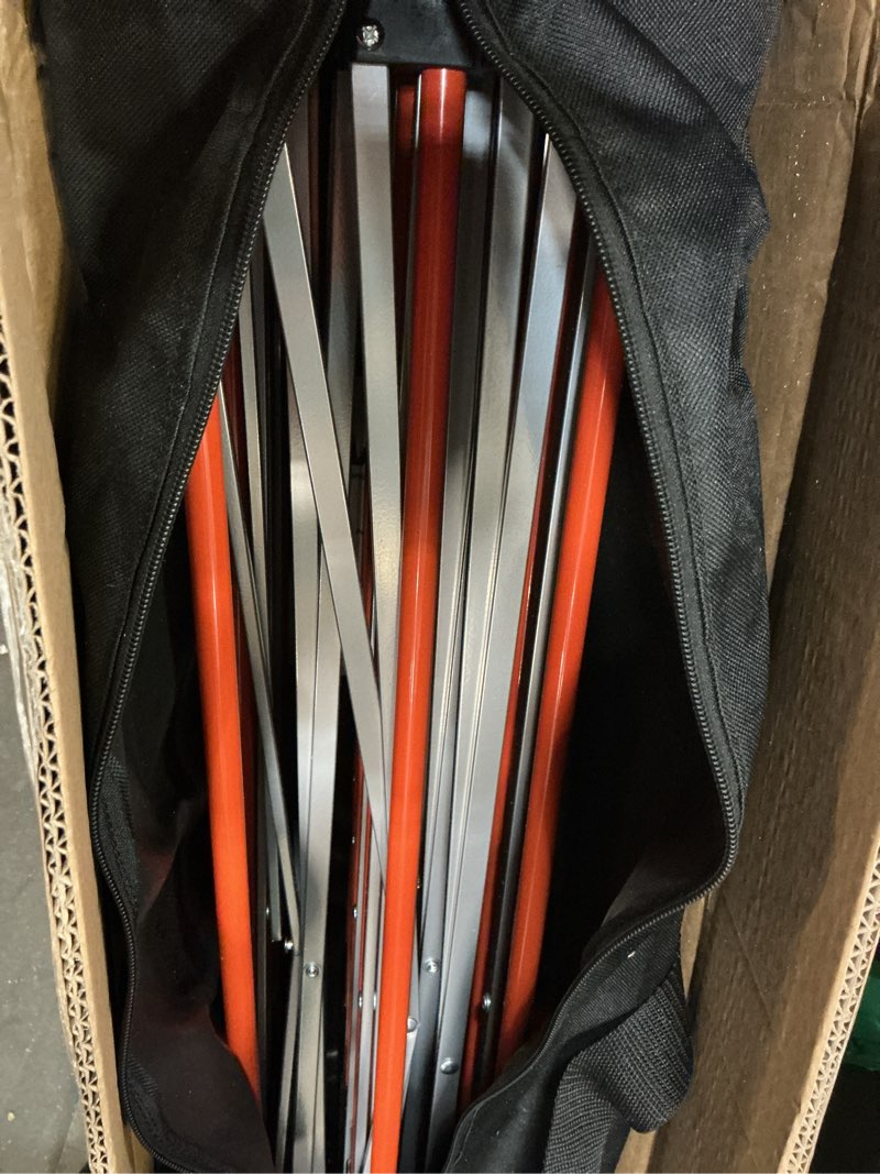 Condition photo showing Good Condition for vevor portable folding workstand, 8.05 x 4.13 ft collapsible workbench, 6000 lbs weight capacity, no assembly foldable work stand with storage bag, table top not included, for garage workshop outdoor l8ft*w4ft*h30inch 6000 lb weight capacity