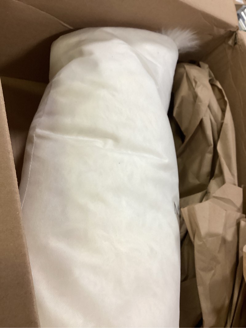 Condition photo showing As Is for MH MYLUNE HOME Genuine Sheepskin Rug, New Zealand Luxury Sheepskin Carpet Natural, Real Sheepskin Seat/Chair Cover Soft, Sheepskin Runner for Bedroom/Living Room,2 X 6 Ivory White Ivory White 2 X 6 ft