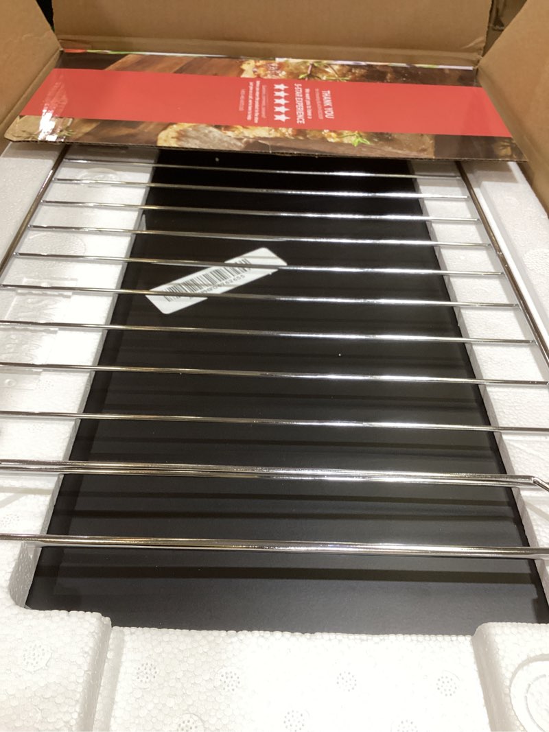 Condition photo showing Good Condition for BLACK+DECKER TO3250XSBD 8-Slice Extra Wide Convection Countertop Toaster Oven, Includes Bake Pan, Broil Rack & Toasting Rack, Stainless Steel/Black