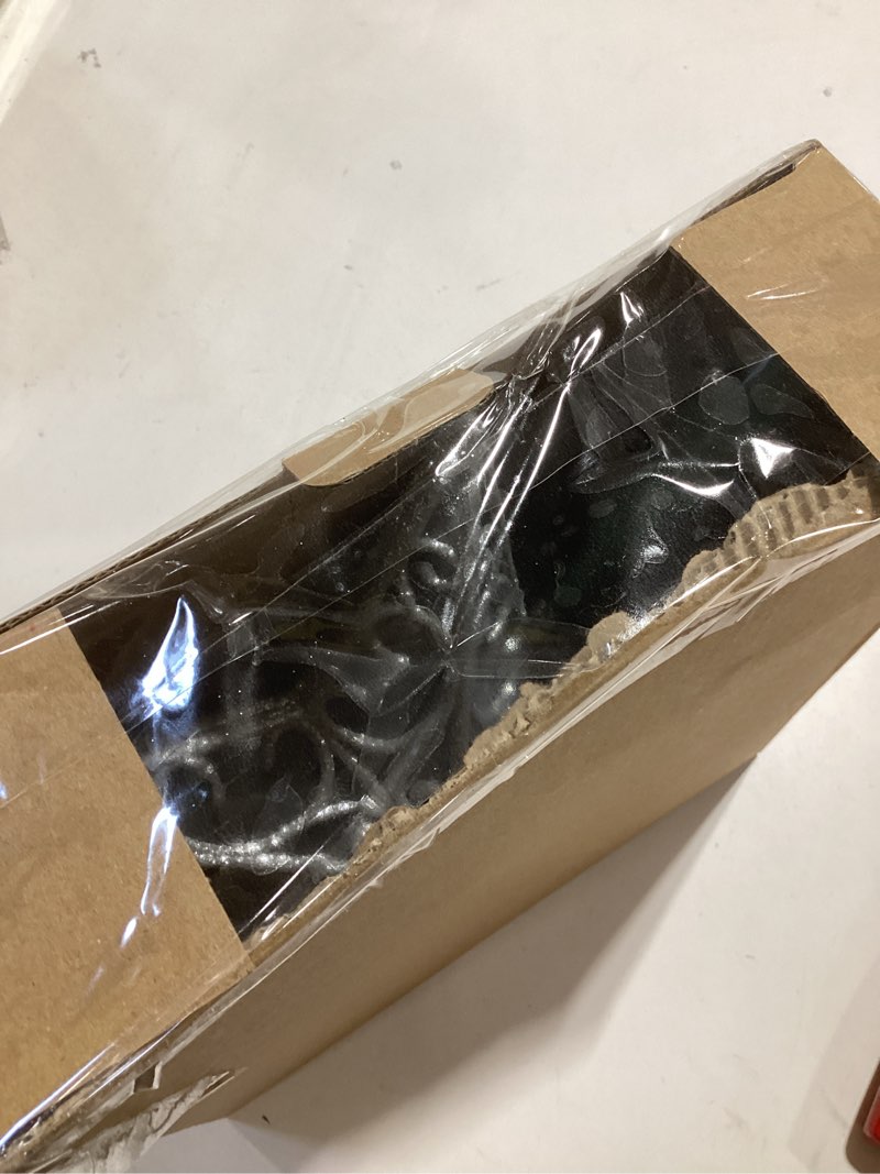 Condition photo showing Good Condition for Brizled 9.5” Christmas Star Tree Topper, Glittered Silver Treetop, 3D Christmas Tree Topper with 10 Lights, UL Certified Lighted Xmas Star Topper for Xmas Holiday Home Decorations