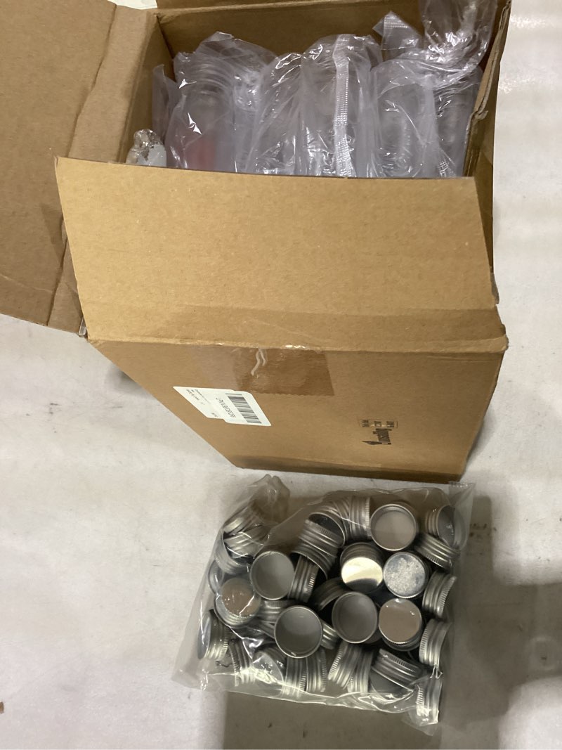 Condition photo showing Good Condition for yunsailing 48 set heart candy tubes 5.9 inch wedding candy container with transparent bags and red heart tags 2.2 oz plastic clear empty hot chocolate tube container for wedding gift party decor