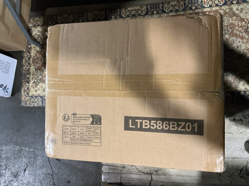 Condition photo showing Good Condition for songmics trash can, 2 x 8 gallon (2 x 30 l) garbage can for kitchen, with 15 trash bags, 2 compartments, plastic inner buckets and hinged lids, airtight, black ultb60bk version 1 black