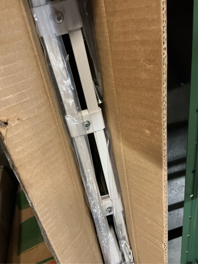 Condition photo showing Good Condition for babelio baby gate for stairs, kitchen & doorways, no bottom bar| easy installation| one-handed operation| auto-close| hardware mount (drill needed) safety dog gate (white - b17, 24-39" w, 28" h) white - b17 28" h, 24-39" w-compact